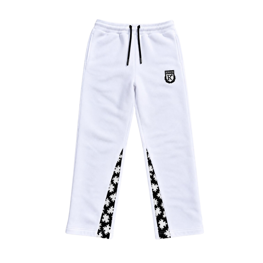 R2RICH BLACK WHITE PANTS